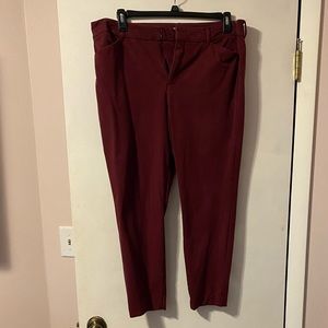 Pixie high-rise slacks